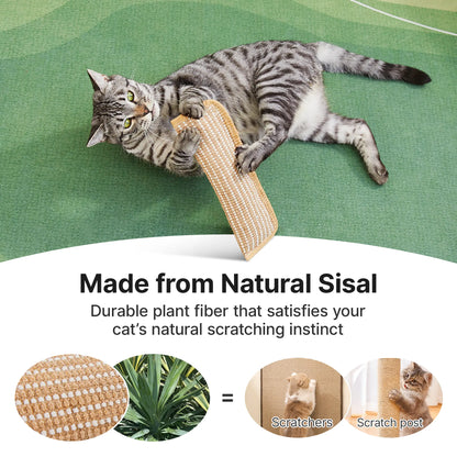 Potaroma 2-Pack Interactive Cat Sisal Kicker Toys for Dental Care and Enrichment