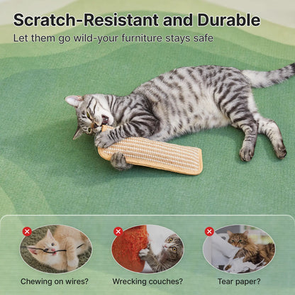 Potaroma 2-Pack Interactive Cat Sisal Kicker Toys for Dental Care and Enrichment