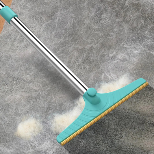 Adjustable Cat Hair Remover and Cleaning Brush with Hanging Ring - Effective Pet Hair Removal Tool for Carpets and Floors, Ideal Valentine's Day Gift