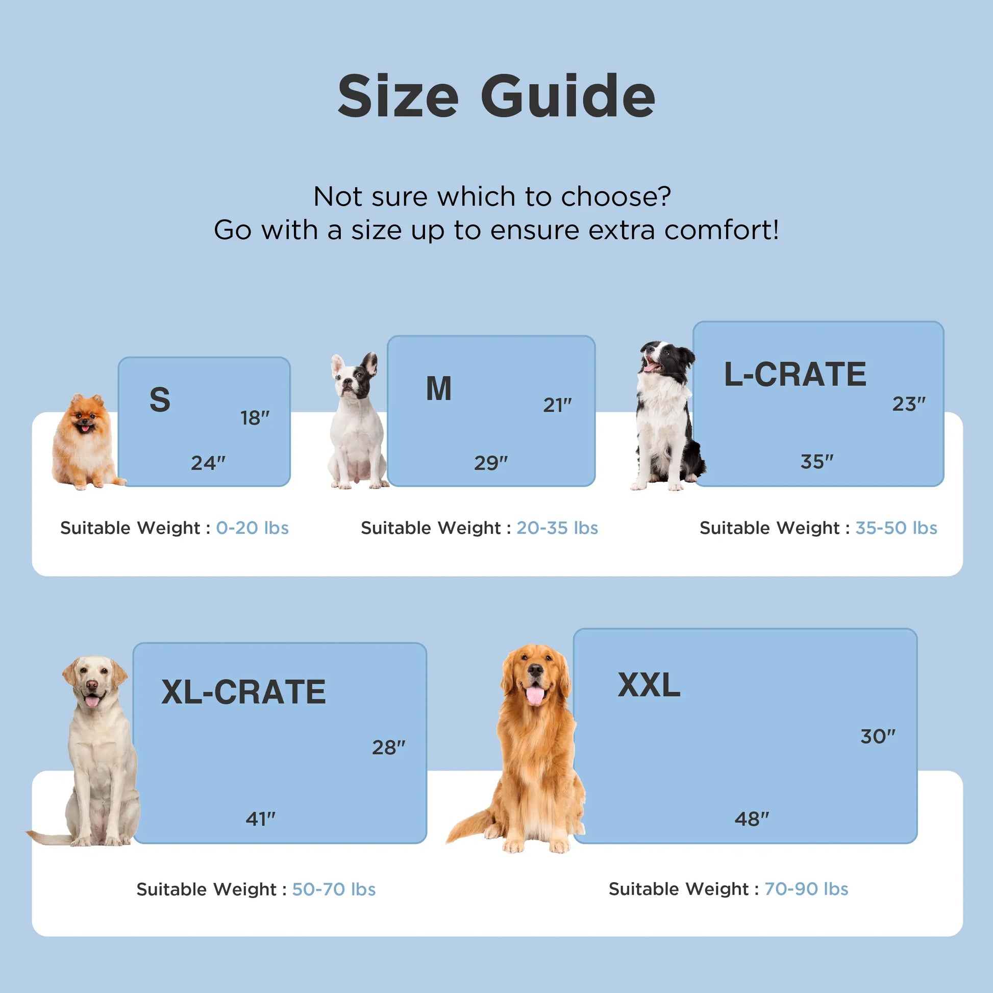 Bedsure Premium Cooling Mat for Dogs – Q-MAX>0.4 Washable Non-Slip Summer Crate Bed for Large Breeds, No Gel or Electricity Required