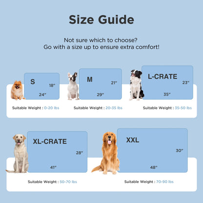 Bedsure Premium Cooling Mat for Dogs – Q-MAX>0.4 Washable Non-Slip Summer Crate Bed for Large Breeds, No Gel or Electricity Required